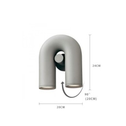 Wandlamp U-vorm Minimalistische creatieve wandlamp 90 Draaibare lampenkap
