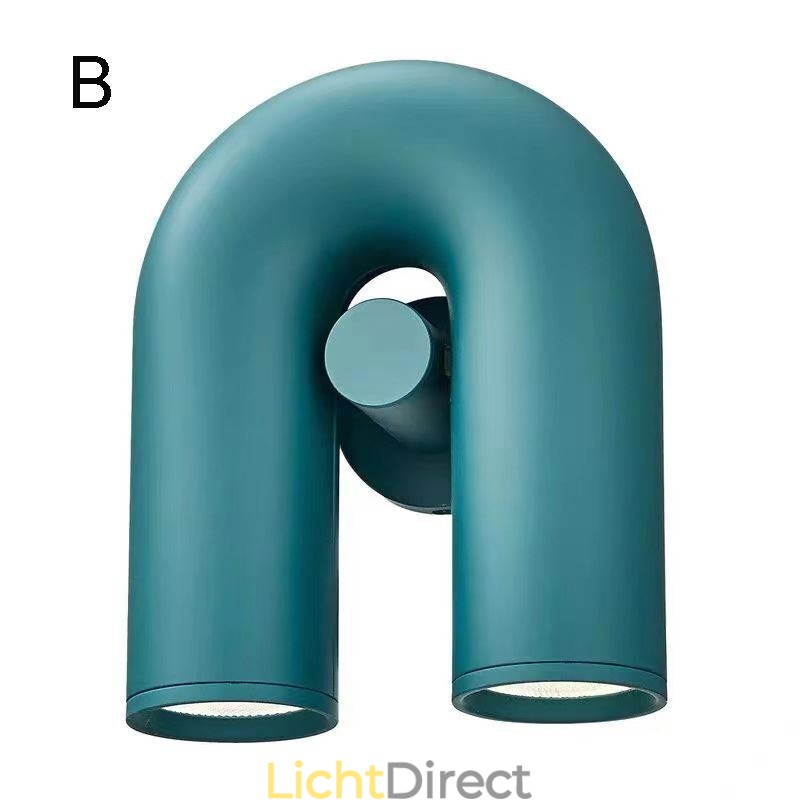 Wandlamp U-vorm Minimalistische creatieve wandlamp 90 Draaibare lampenkap