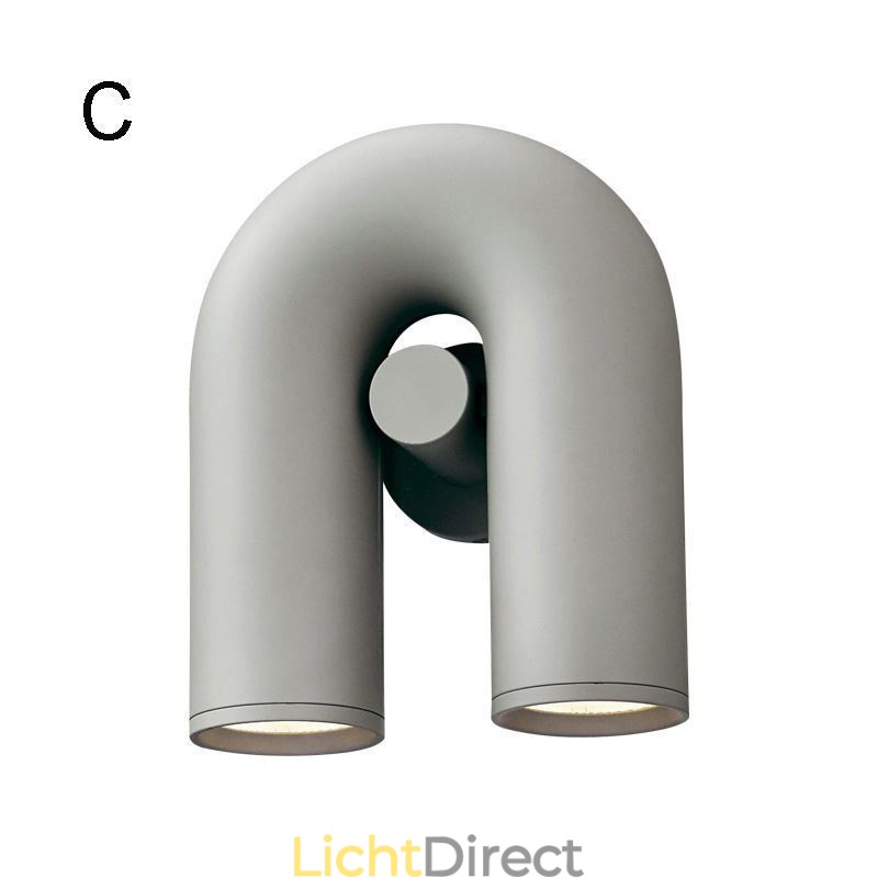 Wandlamp U-vorm Minimalistische creatieve wandlamp 90 Draaibare lampenkap