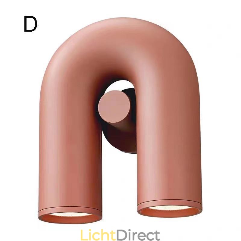 Wandlamp U-vorm Minimalistische creatieve wandlamp 90 Draaibare lampenkap