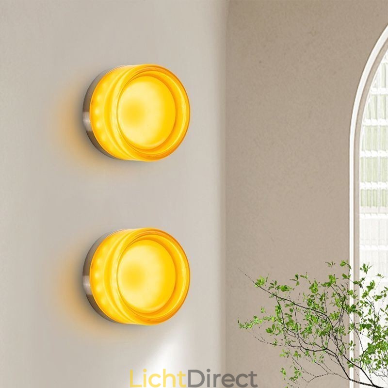 Wandlamp Modern Minimalistisch Acryl Enkele Kop Ronde Smeedijzeren Kleine Wandlamp