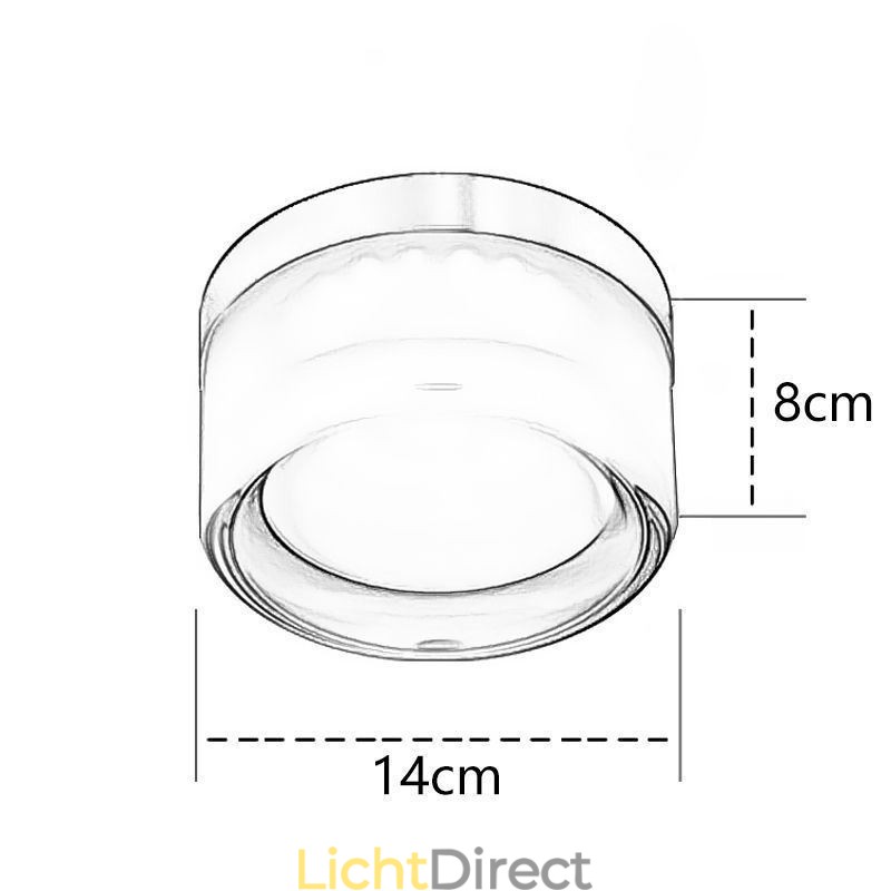 Wandlamp Modern Minimalistisch Acryl Enkele Kop Ronde Smeedijzeren Kleine Wandlamp