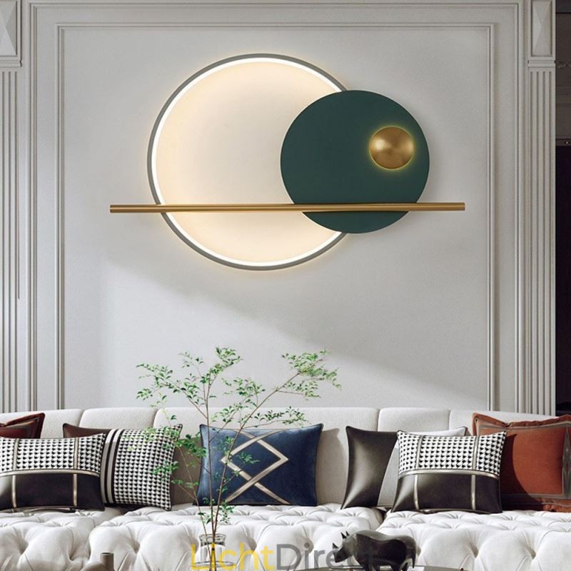 Wandlamp Ronde Tuin Smeedijzeren Wandlamp