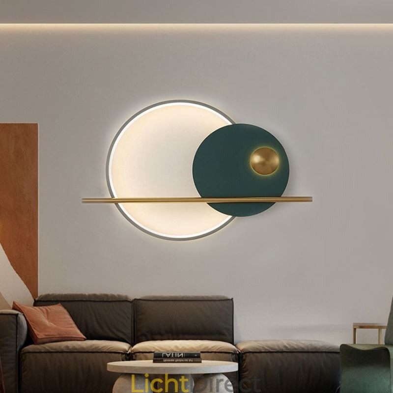 Wandlamp Ronde Tuin Smeedijzeren Wandlamp