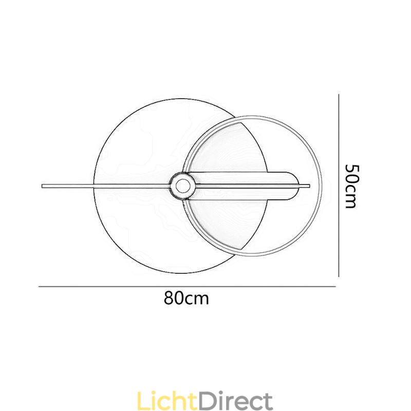 Wandlamp Smeedijzeren Wijzer Wandlamp