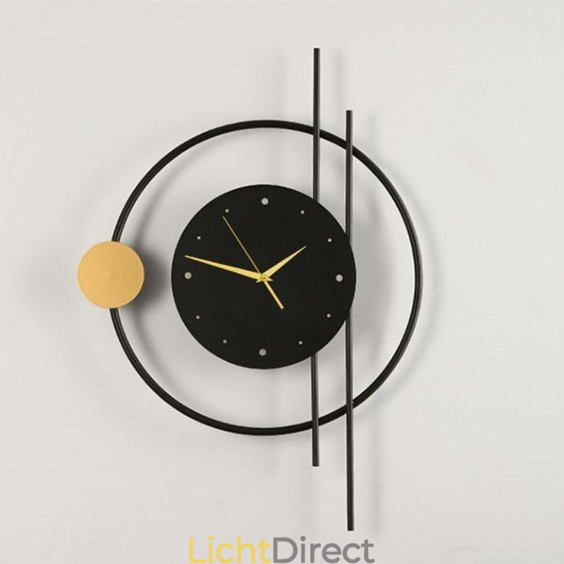Wandlamp klok Modern minimalistisch smeedijzeren wandlamp en