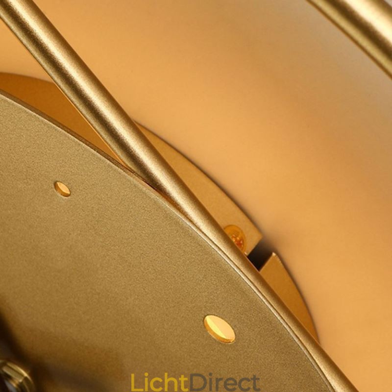 Wandlamp klok Modern minimalistisch smeedijzeren wandlamp en