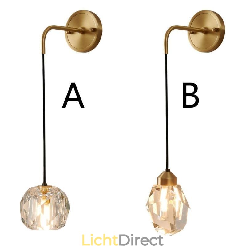 Moderne wandlamp creatieve kristallen wandlamp