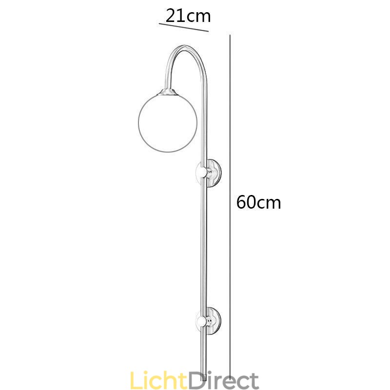 Moderne wandlamp geborsteld goud wandlamp