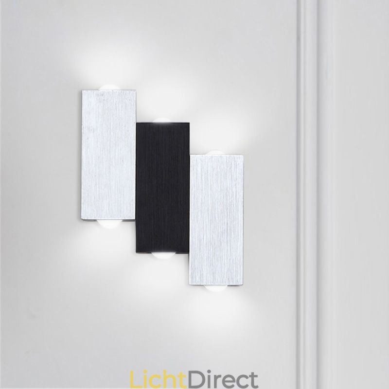 Moderne wandlampen, op- en neerwaartse wandlamp, aluminium wandlamp