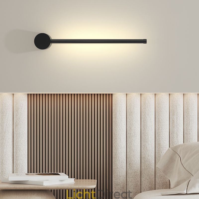 Moderne lange wandlamp, nachtkastje, decoratieve lamp