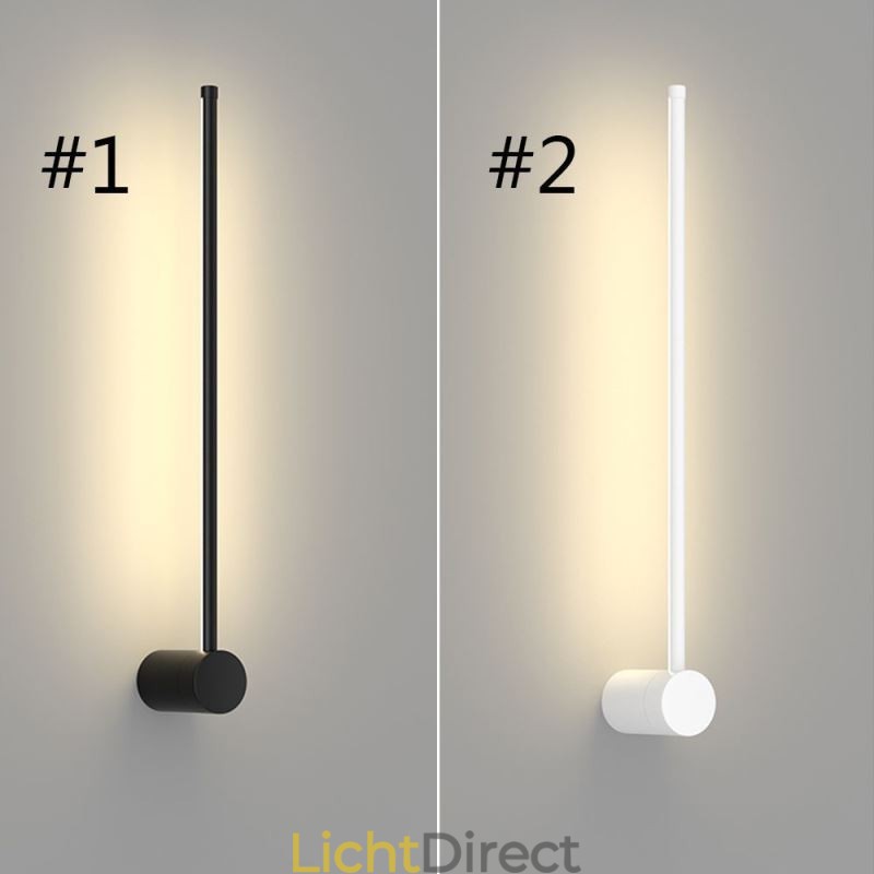 Moderne lange wandlamp, nachtkastje, decoratieve lamp
