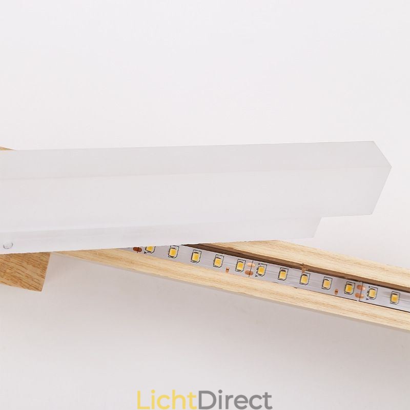 Spiegellamp Massief houten wandlamp Moderne wandlamp