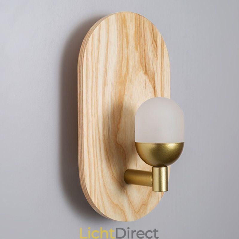 Decoratie Muur Houten Lamp Entree Gangpad Verlichting Nordic Bedside Wandlamp