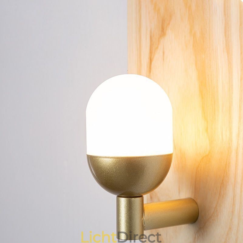 Decoratie Muur Houten Lamp Entree Gangpad Verlichting Nordic Bedside Wandlamp