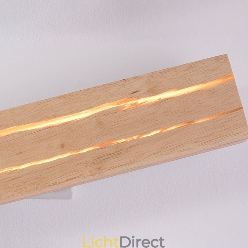 Moderne houten wandlamp entree gangpadverlichting Nordic nachtkastje wandlamp