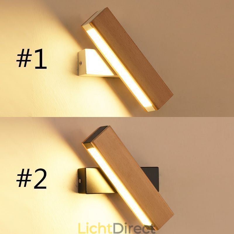 Europa Massief Houten Wandlamp Nachtkastje Wandverlichting Moderne Eenvoud Lampen
