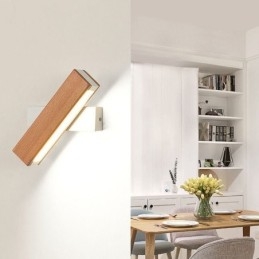 Europa Massief Houten Wandlamp Nachtkastje Wandverlichting Moderne Eenvoud Lampen