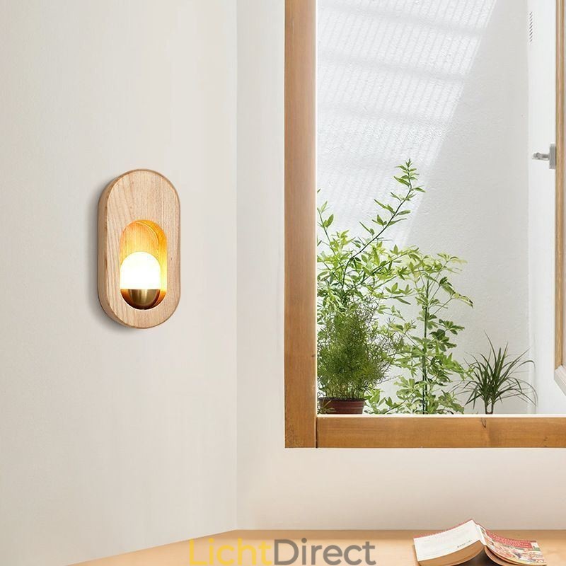 Japanse decoratie wandlamp houten wandlamp entree gangpad