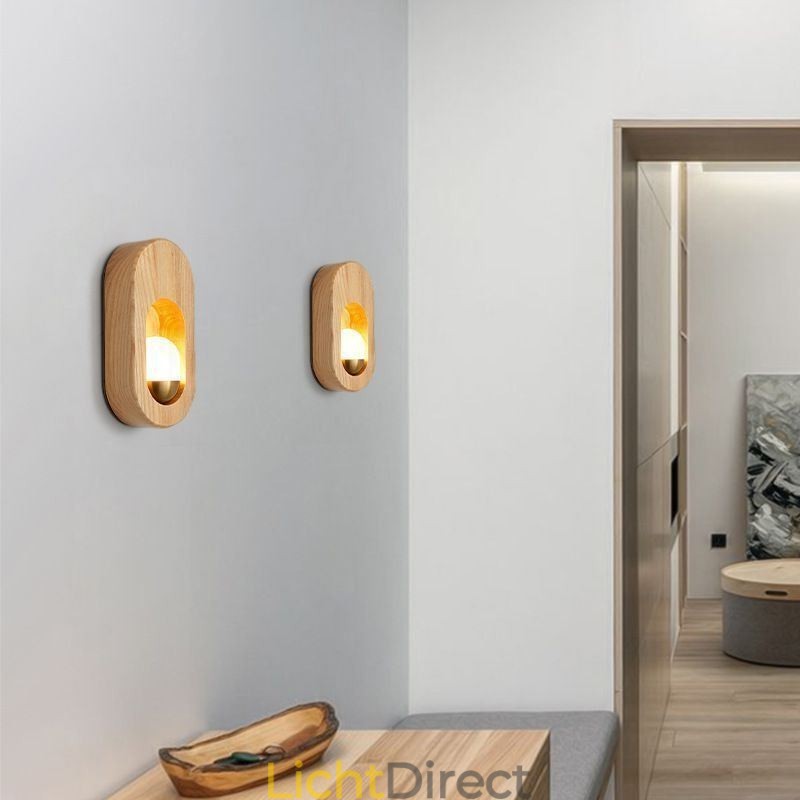 Japanse decoratie wandlamp houten wandlamp entree gangpad