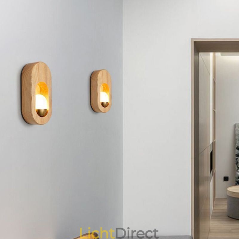 Japanse decoratie wandlamp houten wandlamp entree gangpad