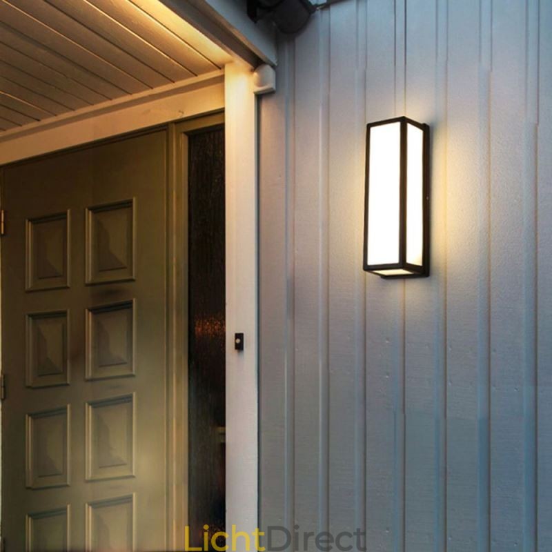 Rechthoekige wandlamp moderne waterdichte villa veranda wandlamp