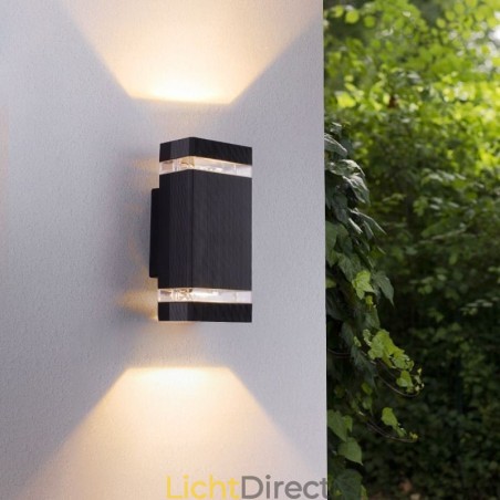 Eenvoudige aluminium wandlampen, waterdichte wandlamp, binnenplaats, veranda