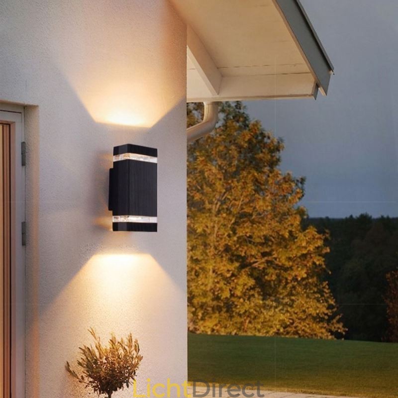 Eenvoudige aluminium wandlampen, waterdichte wandlamp, binnenplaats, veranda