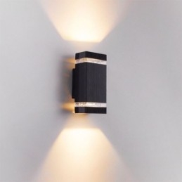 Eenvoudige aluminium wandlampen, waterdichte wandlamp, binnenplaats, veranda