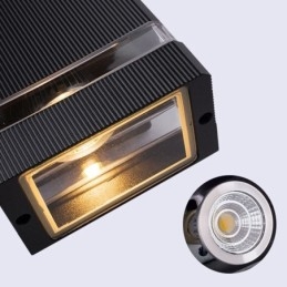 Eenvoudige aluminium wandlampen, waterdichte wandlamp, binnenplaats, veranda