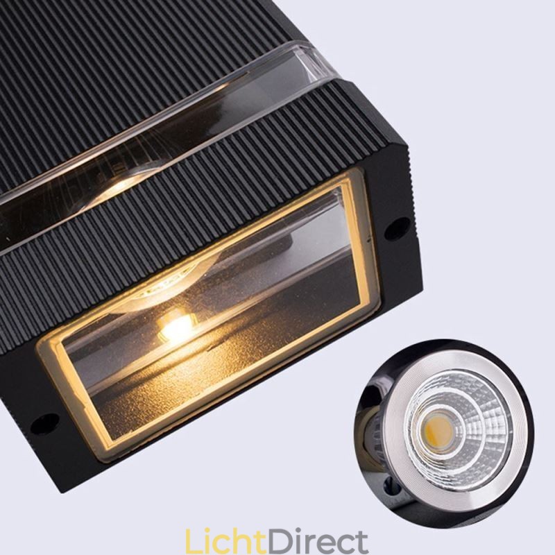 Eenvoudige aluminium wandlampen, waterdichte wandlamp, binnenplaats, veranda