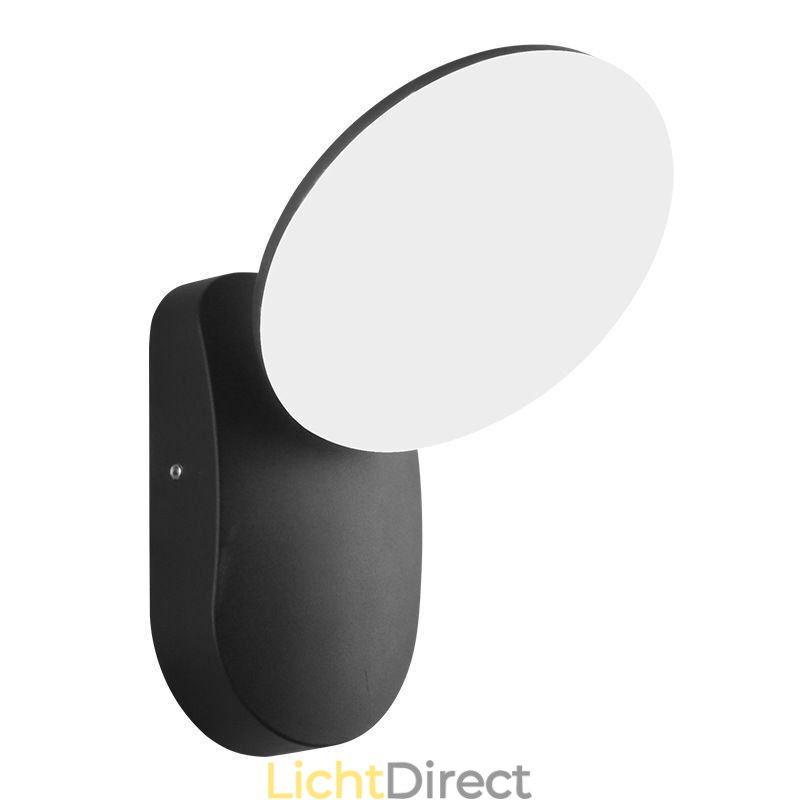 Moderne minimalistische aluminium lamp tuin waterdichte halve maan wandlamp