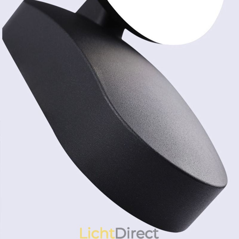 Moderne minimalistische aluminium lamp tuin waterdichte halve maan wandlamp