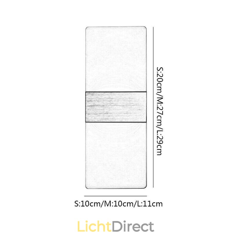 Minimalistische moderne wandlampen nachtkastje gangpad trappen keuken flats lampen