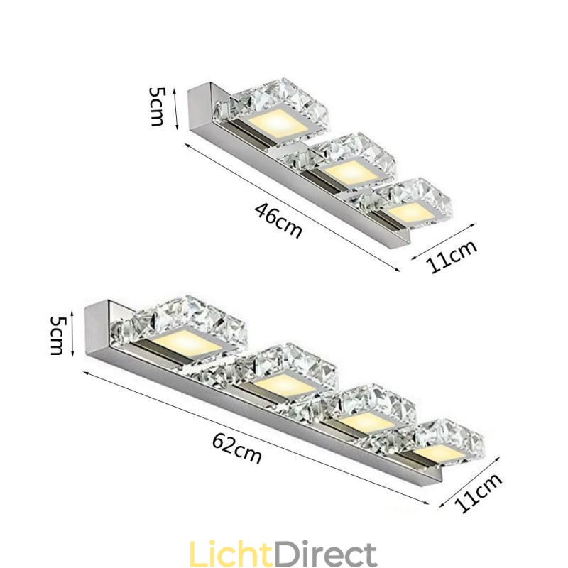 Wandlamp Badkamerspiegel Wastafel Wandlamp Roestvrij Staal