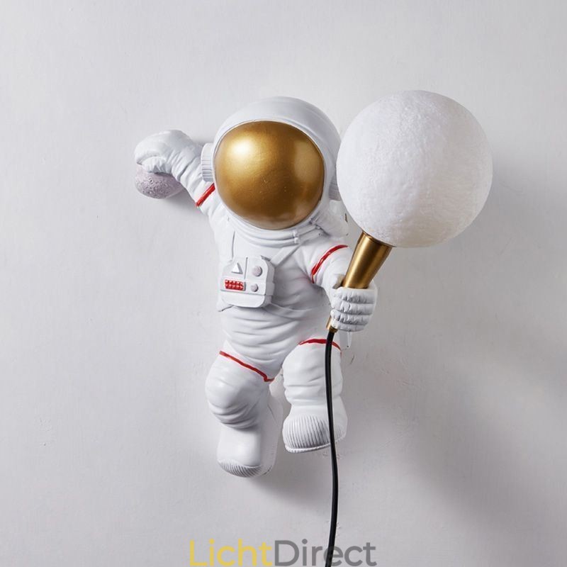 Moderne wandlamp Creatieve astronaut Hars wandlamp Kinderen