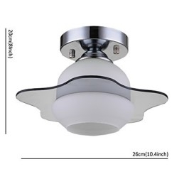 Moderne plafondlamp inbouw 1 lichts eigentijds metaal