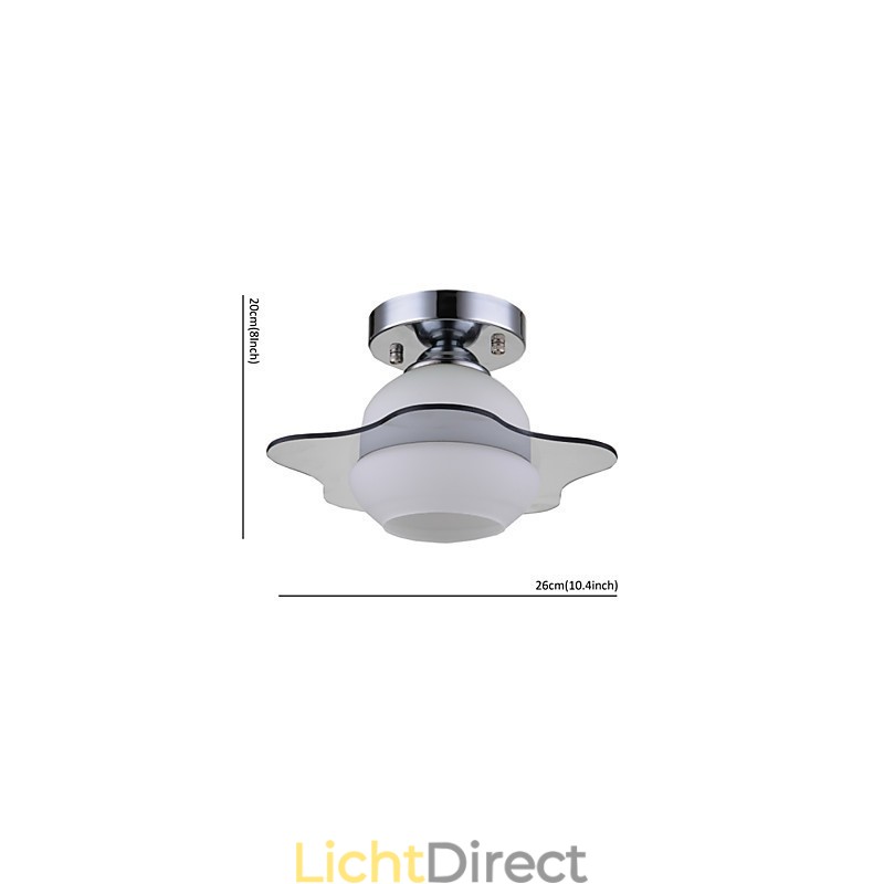 Moderne plafondlamp inbouw 1 lichts eigentijds metaal