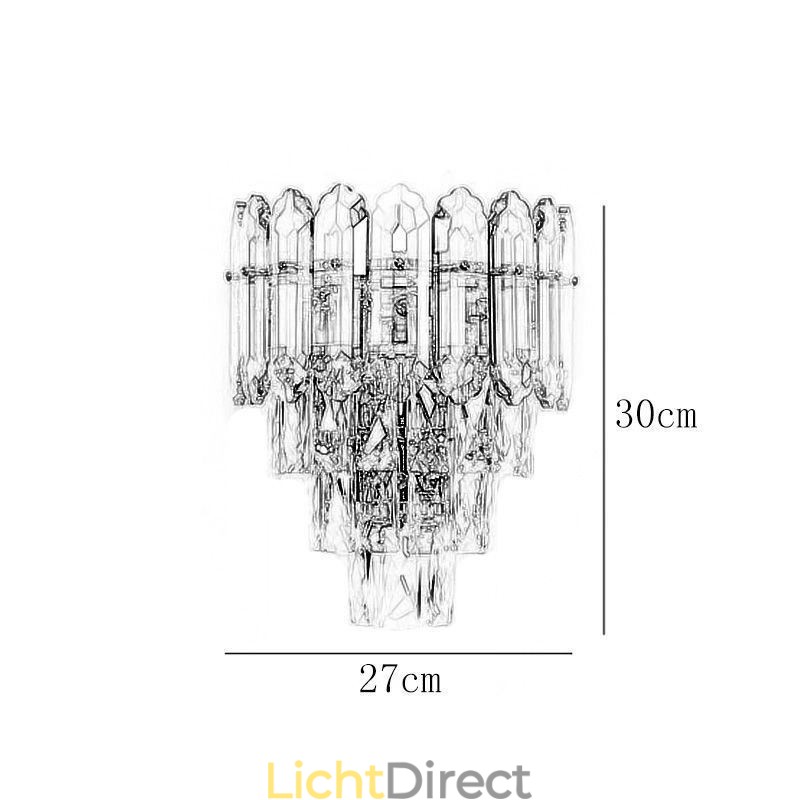 Kristallen wandlamp Wandlamp Moderne K9 Kristallen wandlamp