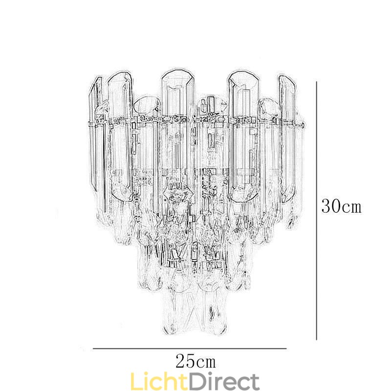 Europese wandlampen Kristallen wandlampen Badkamer