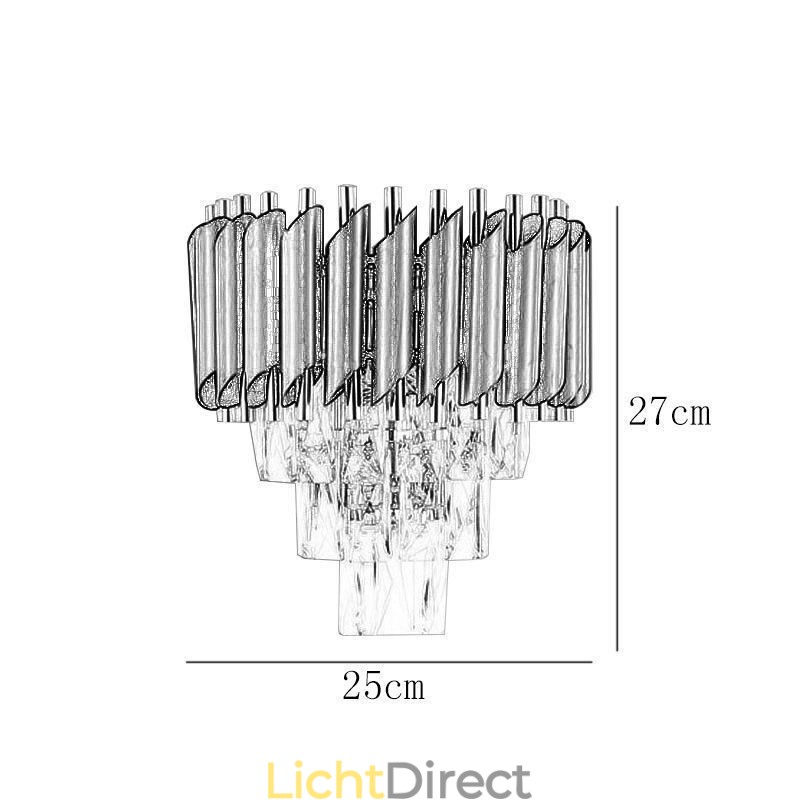 Moderne wandlamp lampen creativiteit kristallen wandlamp