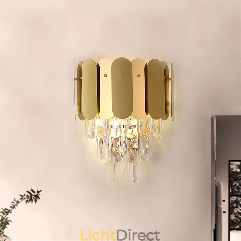 Moderne kristallen wandlamp Wandlamp Armaturen Nachtkastje