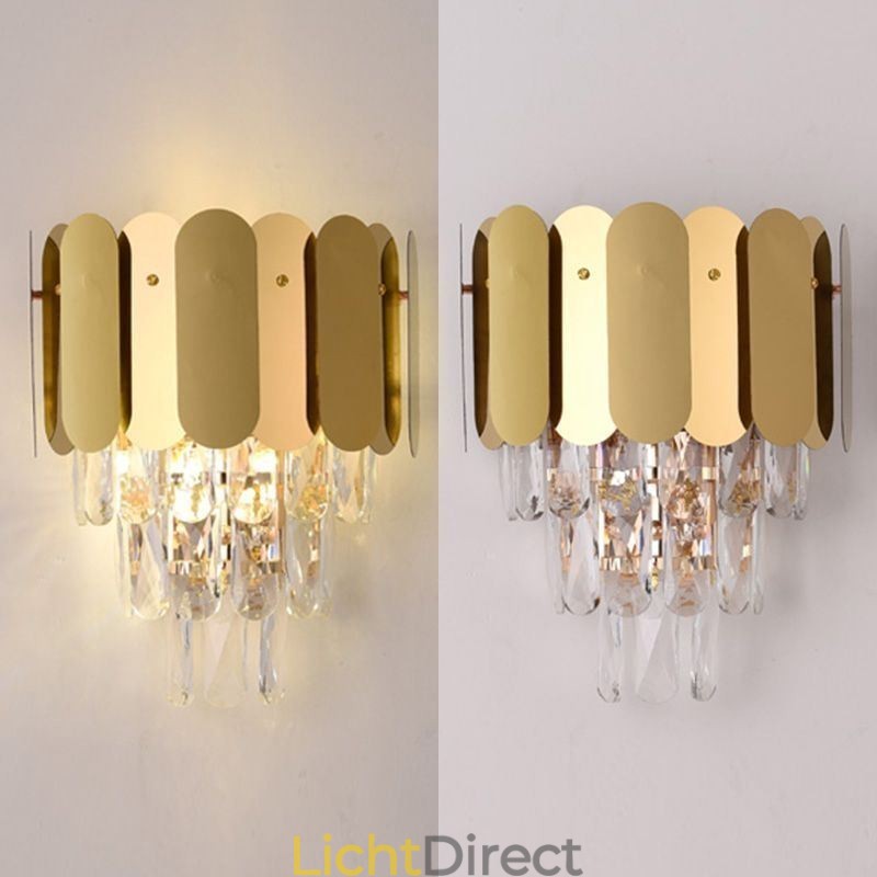 Moderne kristallen wandlamp Wandlamp Armaturen Nachtkastje