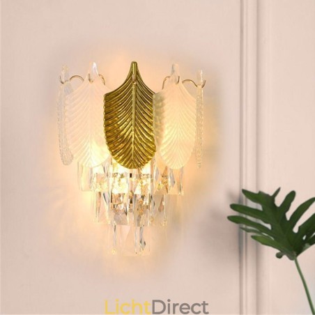 Kristallen wandlamp moderne wandlamp 2X basis Kristallen wandlamp moderne wandlamp 2X basis