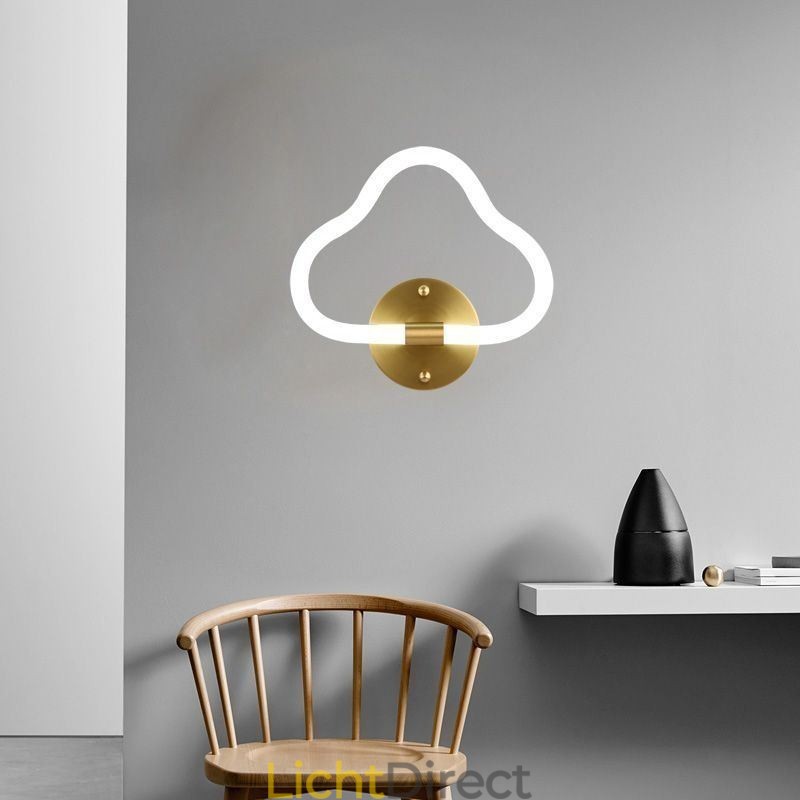 Wolkvormige wandlamp kunst decoratieve verlichting