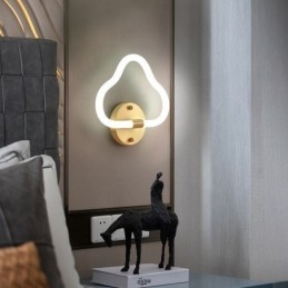 Wolkvormige wandlamp kunst decoratieve verlichting