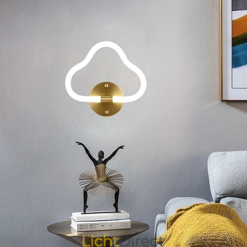 Wolkvormige wandlamp kunst decoratieve verlichting