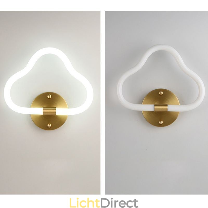 Wolkvormige wandlamp kunst decoratieve verlichting