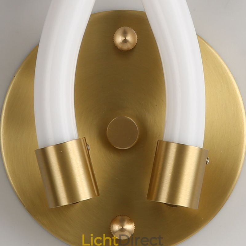 Moderne wandlamp Creativiteit Wandlamp Koper Schapenhoorn 2 Lampen