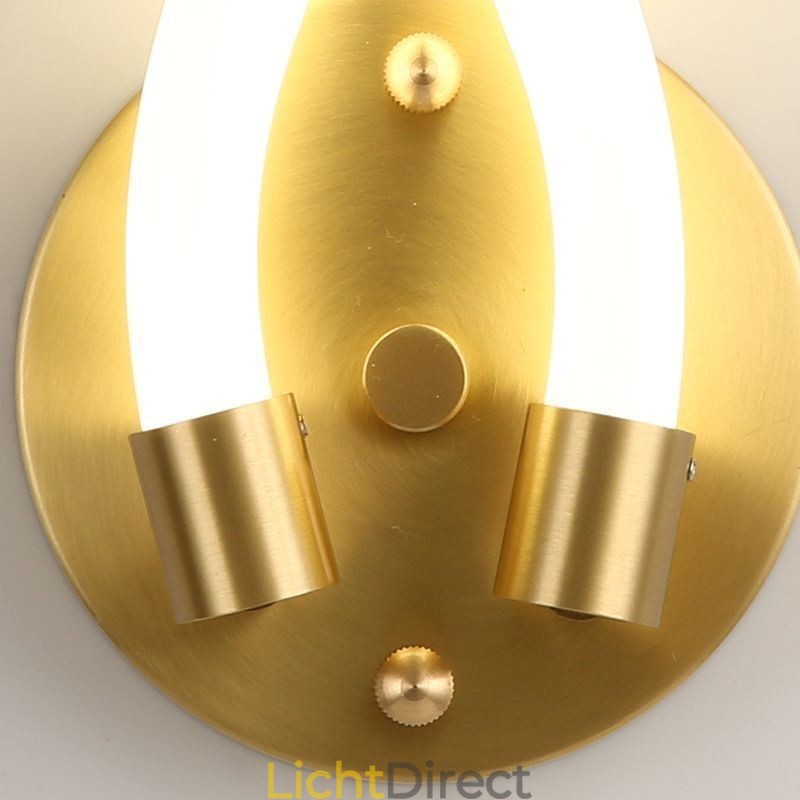Moderne wandlamp Creativiteit Wandlamp Koper Schapenhoorn 2 Lampen